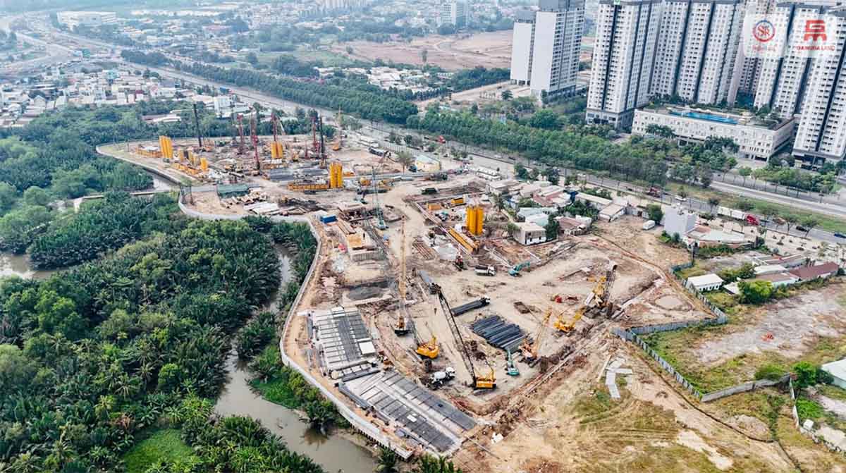 eaton park thi cong giai doan dau tien