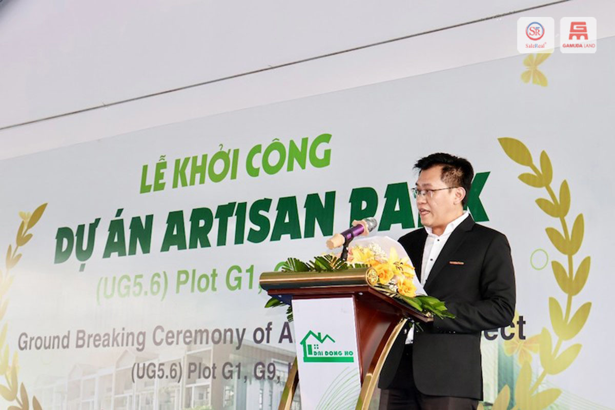 ong andrew chan chia se tai buoi le khoi cong artisan park